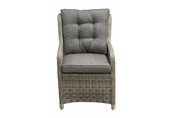 5-teiliges Gartenset | 4 Dublin Gartenstühle | Dublin Gartentisch | ø 120 cm