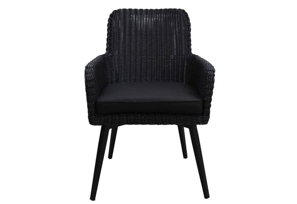 5-teiliges Gartenset | 4 Pisa Gartenstühle | Limasol Gartentisch | ø 120 cm