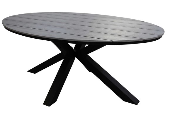 7-teiliges Gartenset | 6 Dublin Gartenstühle | Limasol Gartentisch | 220 cm | Oval