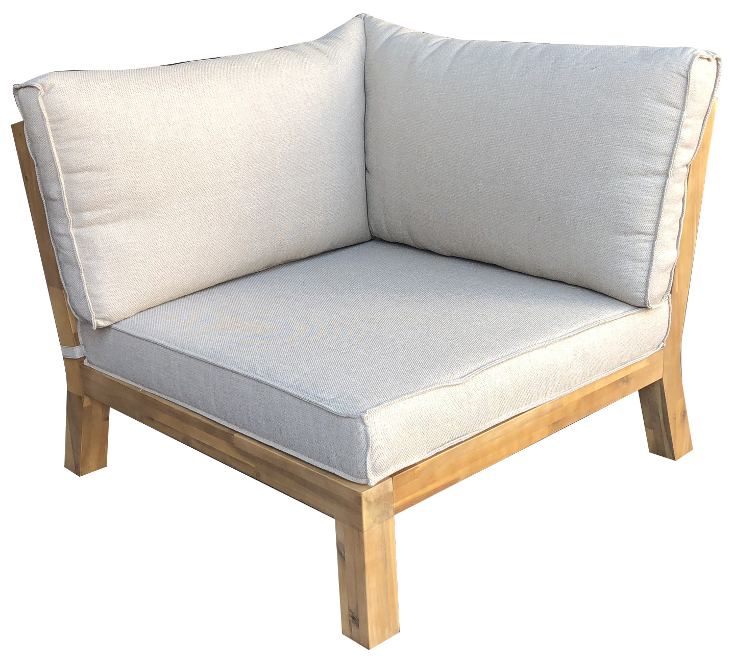 Eurofar Garden Furniture Eck-Element Kent | Sand | Akazienholz