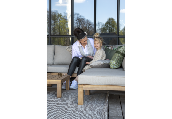 Mittel-Element Kent | Sand | Akazienholz