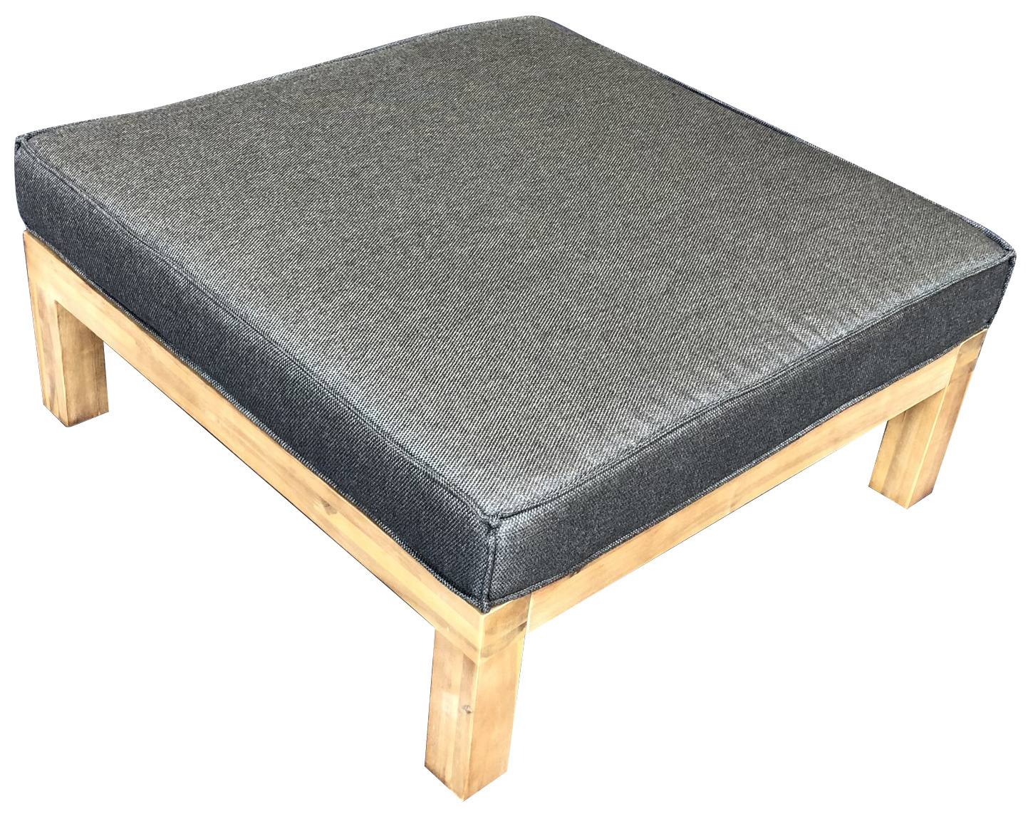 Eurofar Garden Furniture Fußbank Kent | Grau | Akazienholz