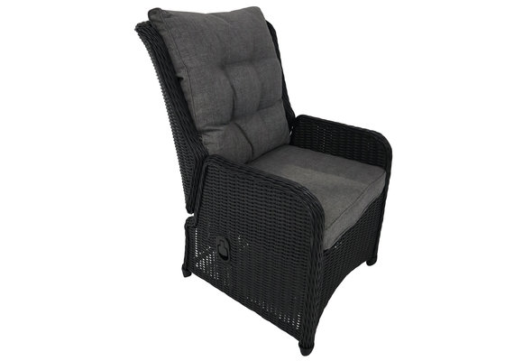 5-teiliges Gartenset | 4 verstellbare Gartenstühle Dublin | Limasol Gartentisch | 160 cm oder 180 cm