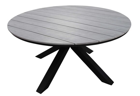 7-teiliges Gartenset | 6 Delia Gartenstühle | Limasol Gartentisch | ø 150 cm