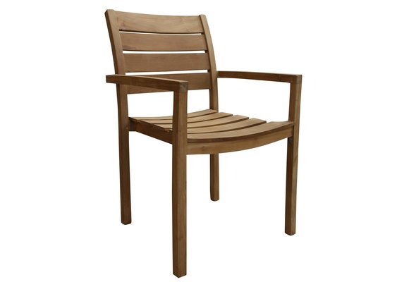 5-Teiliges rundes Garten-Set | 4 Bulu Gartenstühle | ⌀120cm Jakarta Gartentisch