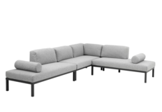 Ecklounge-Set Gonesse | 3-teilig | Anthrazit | Aluminium | Brafab