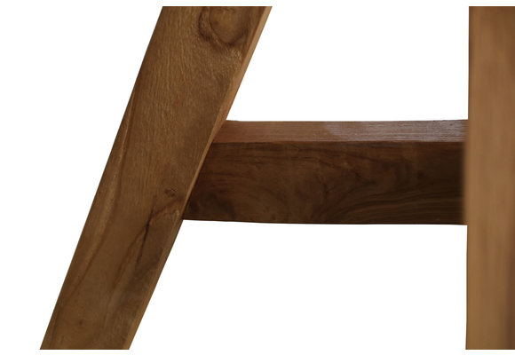 Ovaler Gartentisch Palu | 240 x 120 cm | Teakholz X-Bein