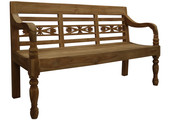 Holzbank 2-Sitzer | 100 cm | Teakholz