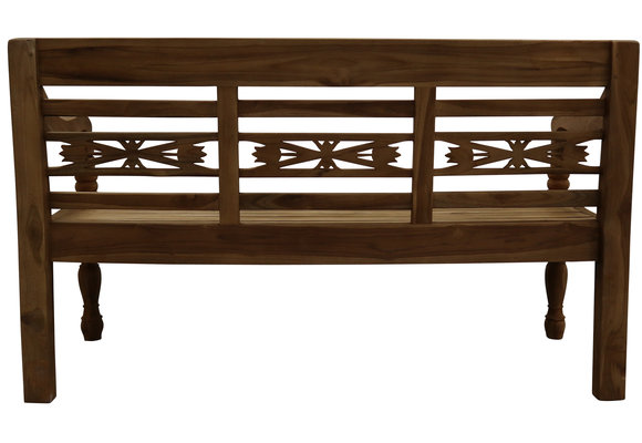 Holzbank 2-Sitzer | 100 cm | Teakholz