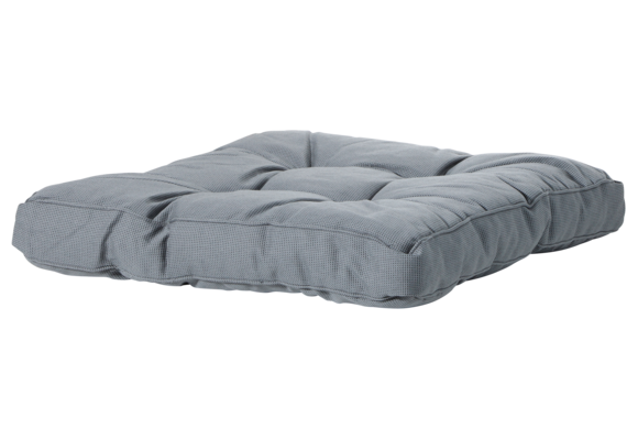 Madison Florance Lounge-Kissen | Rib Grau  | ca. 60 x 60 cm + 60 x 43 cm