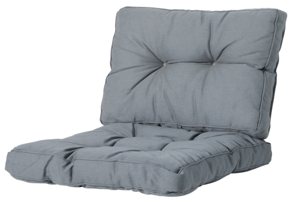 Madison Florance Lounge-Kissen | Rib Grau  | ca. 60 x 60 cm