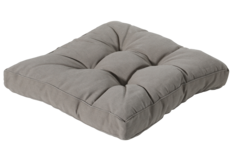 Madison Florance Lounge-Kissen | Rib Taupe | ca. 73 x 73 cm