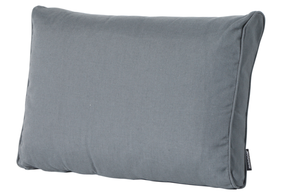 Madison Luxus Lounge-Kissen | Rib Grau  | ca. 73 x 73 cm + 73 x 43 cm