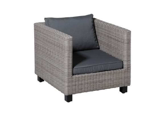 Madison Luxus Lounge-Kissen | Rib Grau  | ca. 73 x 73 cm + 73 x 43 cm