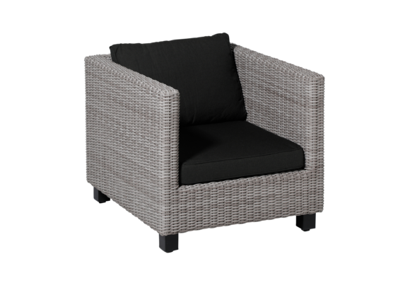 Madison Luxus Lounge-Kissen | Rib Schwarz | ca. 60 x 43 cm
