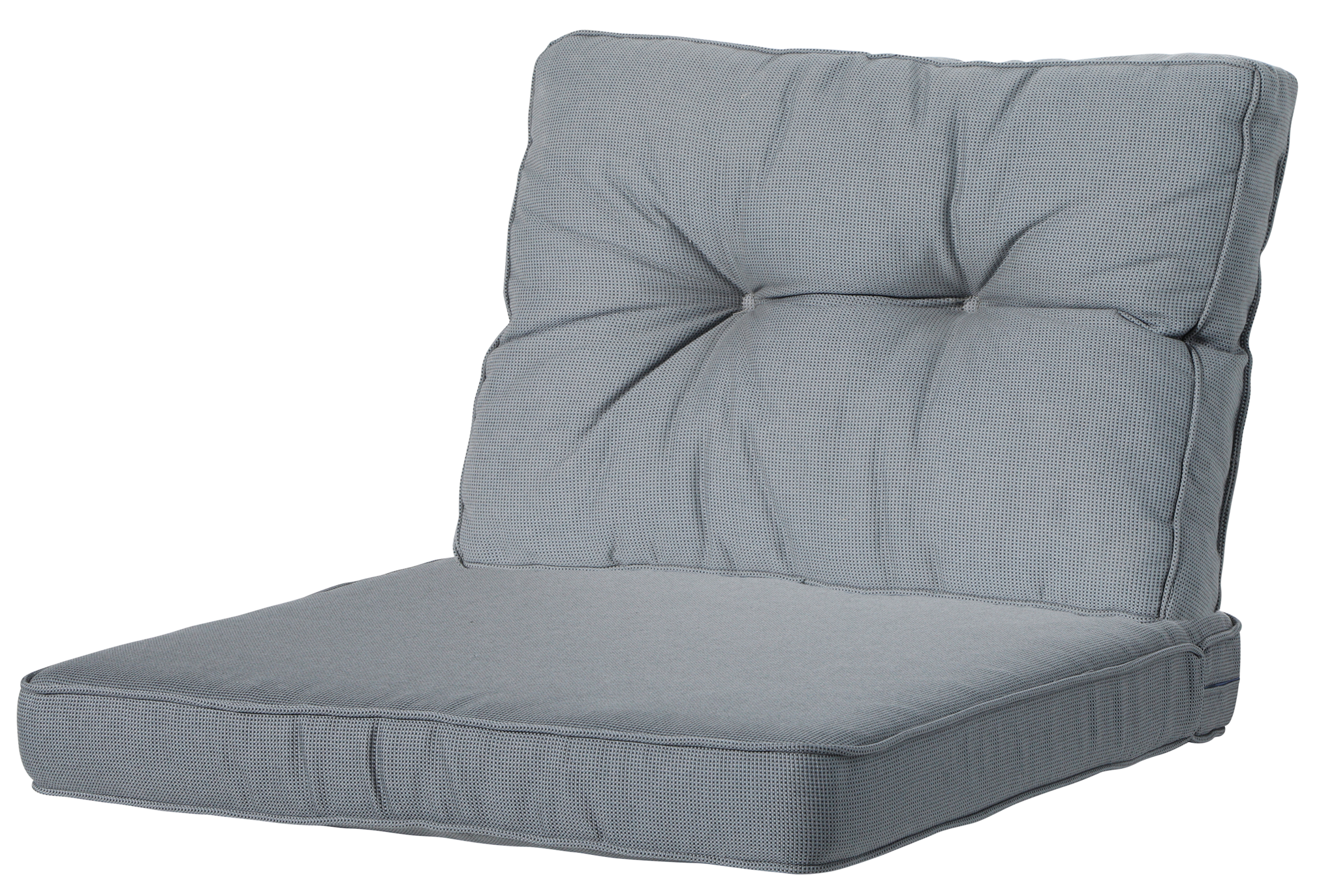 Madison Madison Luxus / Florance Lounge-Kissen | Rib Grau | 4 SETS | ca. 73 x 73 cm + 73 x 43 cm