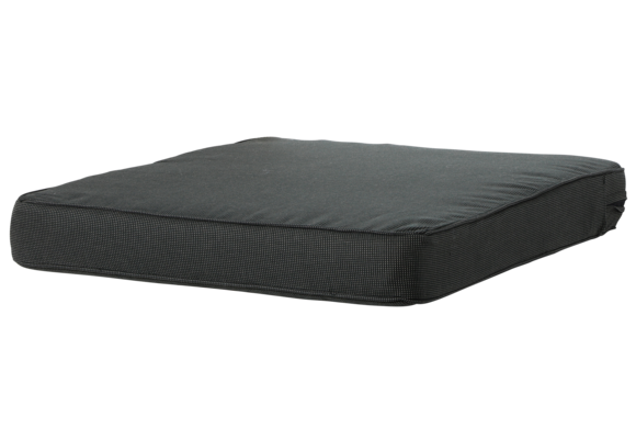 Madison Luxus / Florance Lounge-Kissen | Rib Schwarz | 4 SETS | ca. 60 x 60 cm + 60 x 43 cm