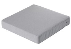 Madison Luxus Lounge-Kissen | Outdoor Manchester Hellgrau | ca. 73 x 73 cm