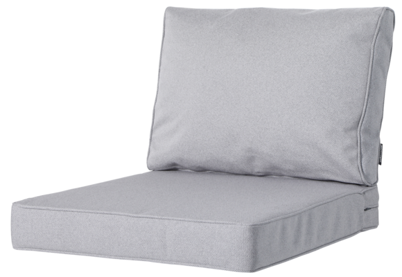 Madison Luxus Lounge-Kissen | Outdoor Manchester Hellgrau | ca. 73 x 40 cm