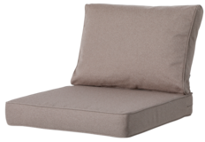 Madison Luxus Lounge-Kissen | Outdoor Manchester Taupe | ca. 73 x 73 cm + 73 x 43 cm