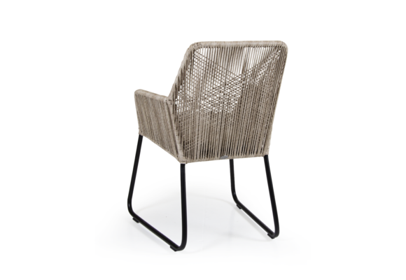 7-teiliges Gartenset | 6 Gartenstühle Mona | Gartentisch Pohon