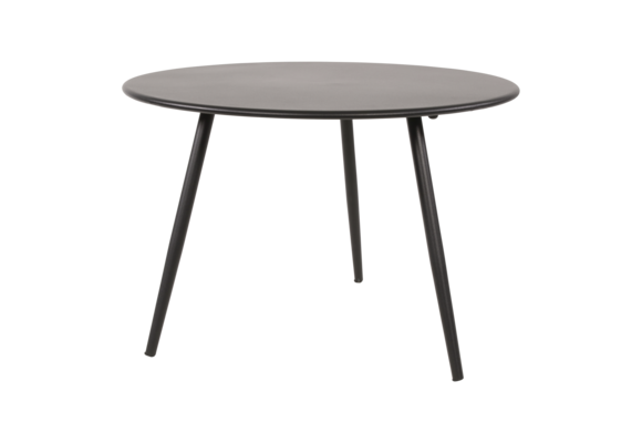 Beistelltisch Rafael ø 45 cm | Schwarz | Metall | Lesli Living