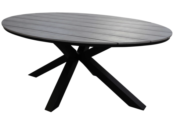 7-teiliges Garten-Set | 6 Isabel Stühle | Limasol Gartentisch | 220 cm | Oval