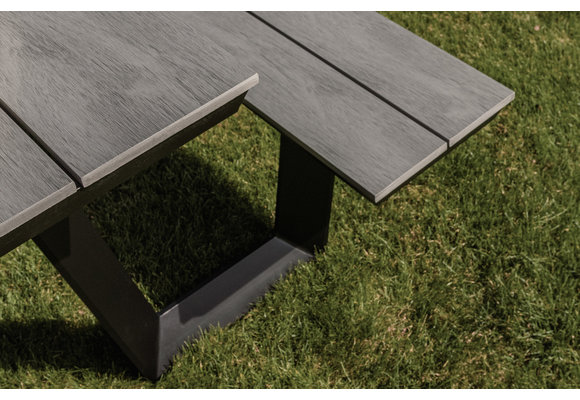 Picknicktisch | Coffee Bay | Grau | Aluminium & Polywood
