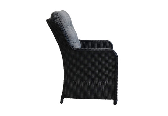 5-teiliges Gartenset | 4 Dublin Gartenstühle | Limasol Gartentisch | 180 cm | Oval