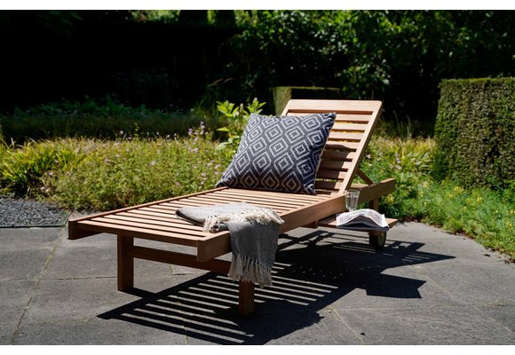 Liegestuhl | Teakholz | Lesli Living