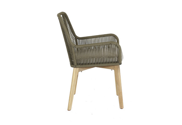 Dining Gartenstuhl Paduga | Grün | Rope