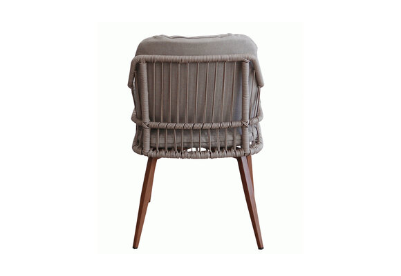 Dining-Gartenstuhl Isabel | Sand/ Holz | Rope