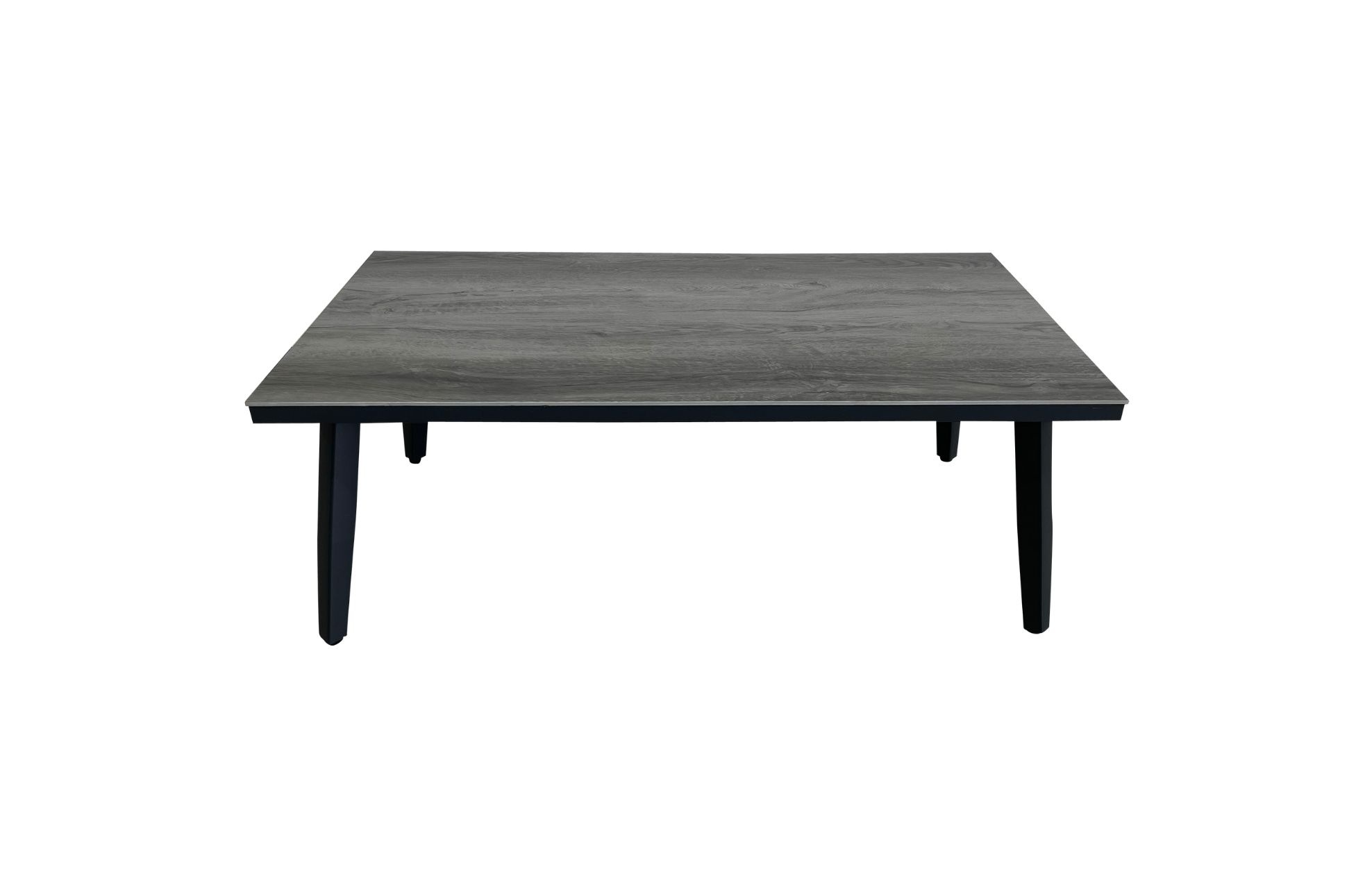 Normin Beistelltisch Mykonos 105x58cm | Grau | Aluminium & Kunststoff | Normin