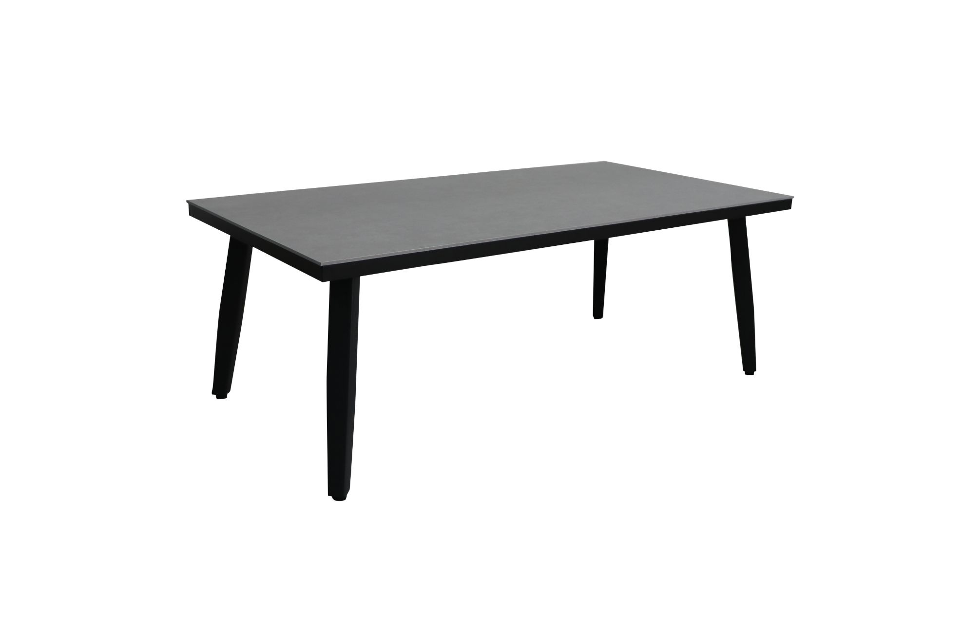 Normin Beistelltisch Mykonos 105x58cm | Beton | Aluminium & Kunststoff | Normin