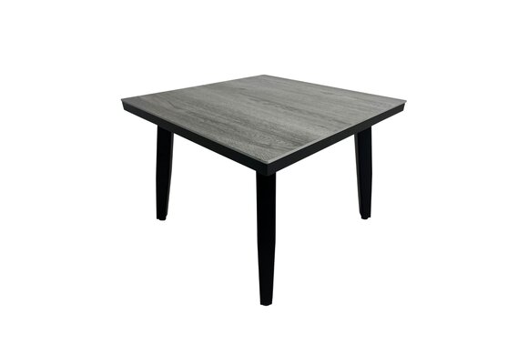 Beistelltisch Mykonos 55x55cm | Grau | Aluminium & Kunststoff | Normin