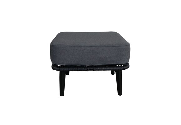 Hocker Isabel | Schwarz | Rope