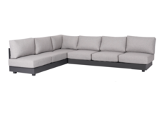 Ecklounge-Sofa Fosega | 2-teilig | Aluminium