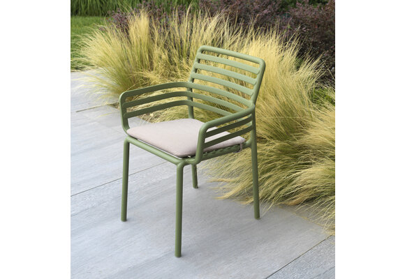 Stapelbarer Gartenstuhl Doga | Kunststoff | Agave