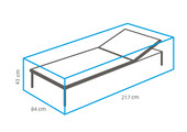 Sonnenliege Schutzhülle 217 x 84 x 43 cm