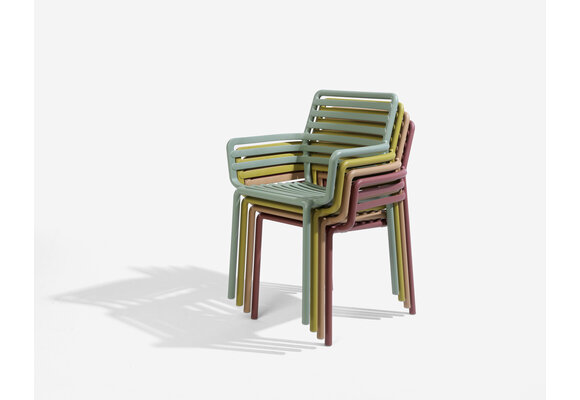 Stapelbarer Gartenstuhl Doga | Kunststoff | Cappuccino