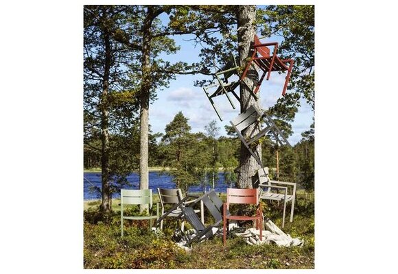 Stapelbarer Gartenstuhl | Delia | Anthrazit | Aluminium