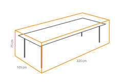 Tischschutzhülle 225 x 105 x 75 cm
