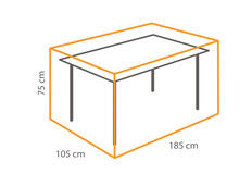 Tischschutzhülle 185 x 105 x 75 cm