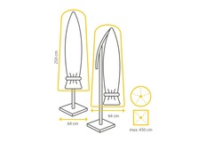 Sonnenschirm-Schutzhülle 250 x 64 cm