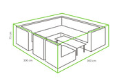 Lounge-Set Schutzhülle 300 x 300 x 75 cm