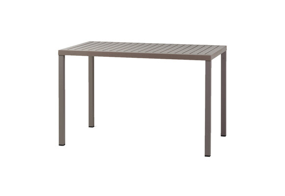 Gartentisch Cube | 120 x 70 cm | Tortora | Kunststoff