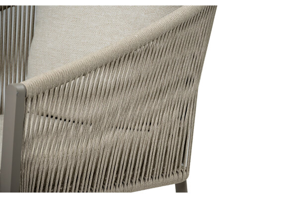 Stapelbarer Gartenstuhl Elvira | Camel & Beige