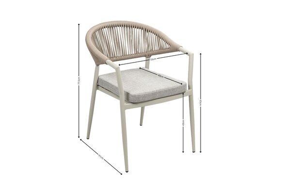 Stapelbarer Gartenstuhl Brügge | Sand & Camel