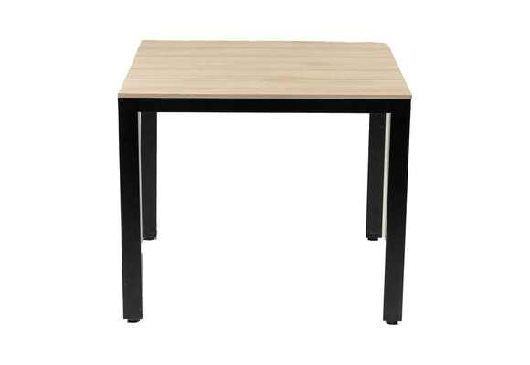 Gartentisch Limasol | 90x90cm | Polywood & Aluminium | Holz