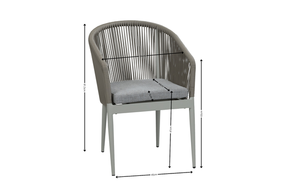 Stapelbarer Gartenstuhl Sluis | Sand & Off-Sand